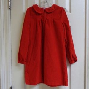 J Khaki Red Corduroy Dress